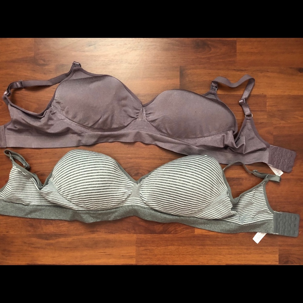 Two Gilligan & O’Malley Size Large Nursing Bras